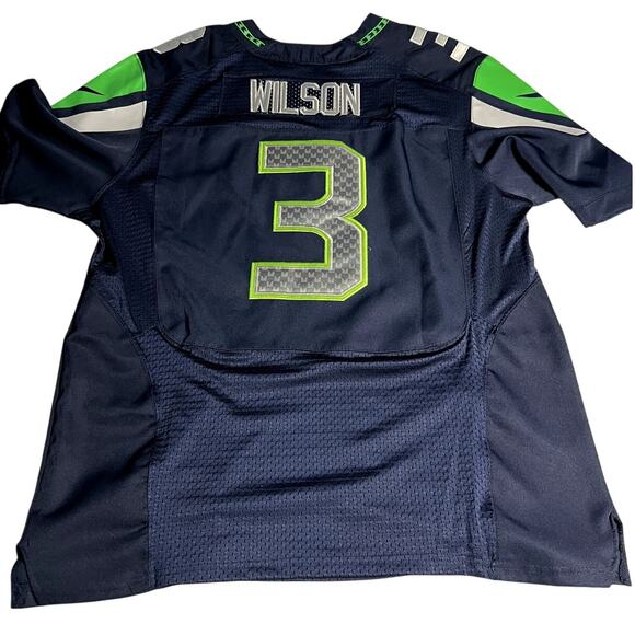 NWT Nike On Field Russell Wilson Seattle Seahawks #3 NFL Jersey Size XXL/ 56 - Picture 1 of 9